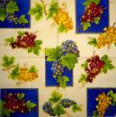 086 Trauben - 3-lagig - 35x35 cm